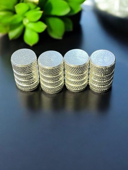 Захисні металеві ковпачки Primo на ніпель, золотник автомобільних коліс - Silver | Зображення 2