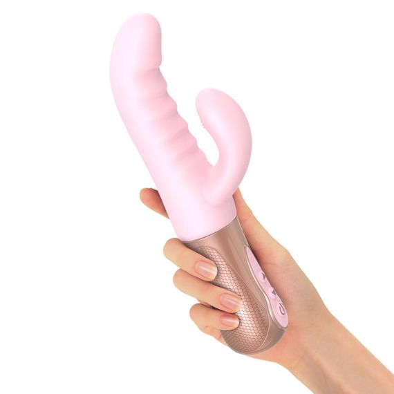 Подвійний пульсатор-кролик Love To Love SASSY BUNNY - BABY PINK Sex Aura | Зображення 6