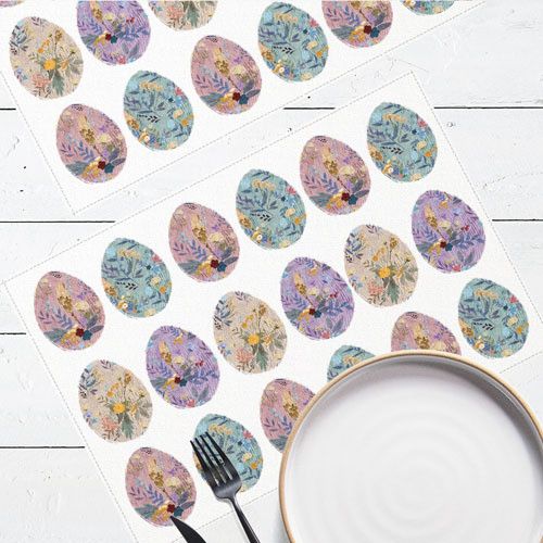 Сервировочная салфетка под тарелку Крашанки 40х27 см, 2 шт (SRVS_O_24A036)