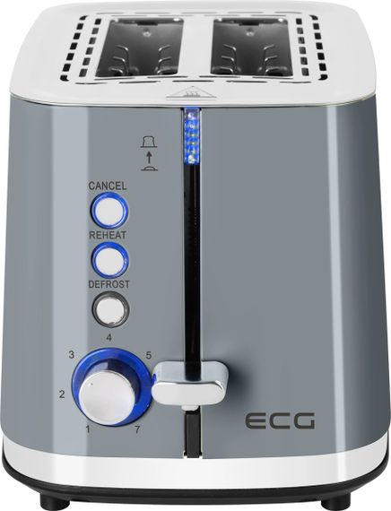 Тостер ECG ST 2766 Vintage Scuro 925 Вт сірий | Зображення 5