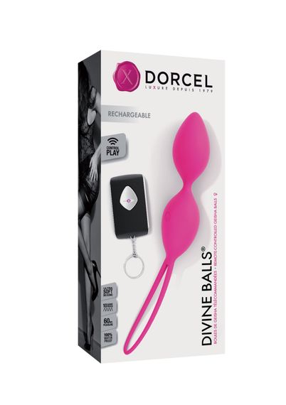 Вагінальні кульки Dorcel Divine Balls, діаметр 3,5 см, маса 91г | Зображення 5