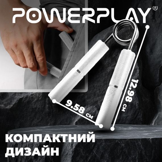 Еспандер-ножиці алюмінієвий Паверплей 4322 (68 кг) Hand Grip Срібний | Зображення 8