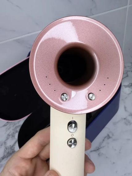 Фен з кейсом Super Hair Dryer Sakura 1 насадка рожевого кольору | Зображення 2