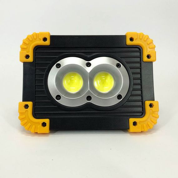 Фонарь прожектор светильник X-Balog L802-20W-2COB+1W / Фонарь аварийный светодиодный аккумуляторный /