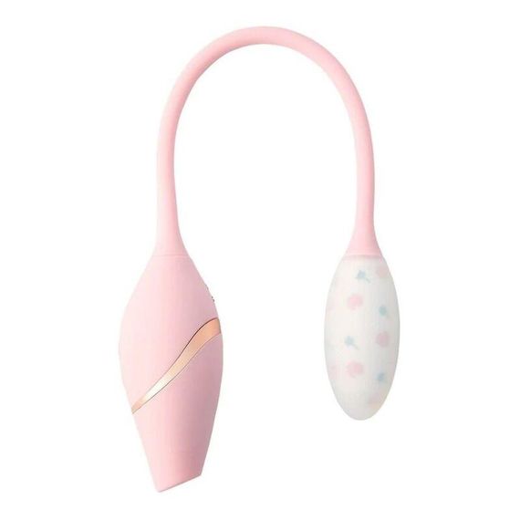 Віброяйце з вакуумним стимулятором KISTOY Cathy Mini, з ДК та керуванням зі смартфона, водонепроникне | Зображення 1