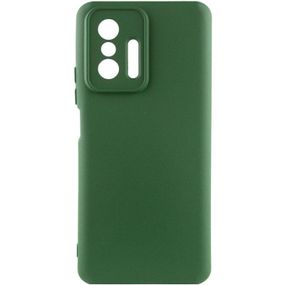 Чехол Silicone Cover Ummi Lakshmi Full Camera (AA) для Xiaomi 11T / 11T Pro Зеленый / Dark green