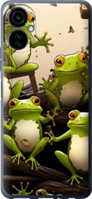 Чехол на Tecno Camon 19 Neo CH6i Жабки "5656u-2753-17620"