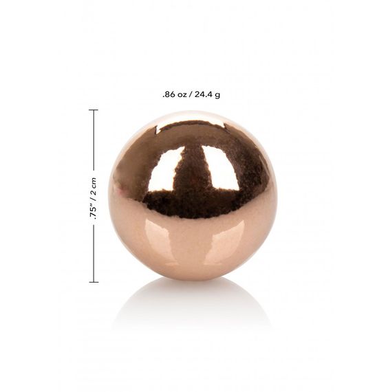 Вагінальні кульки CalExotics Climax Weighted Kegel Balls Nickel-Free - Rose Gold | Зображення 2