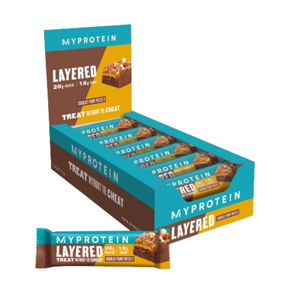 Retail Layered Bar - 12x60g Chocolate Peanut Pretzel