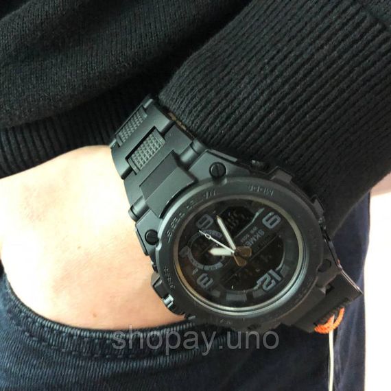 Годинник наручний чоловічий SKMEI 1452BK BLACK, водонепроникний чоловічий годинник. Колір: чорний | Зображення 7
