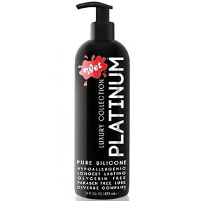 Лубрикант Wet Platinum Premium 475 мл, на силиконовой основе Sex Aura