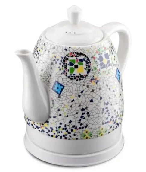 Электрический кухонный керамический чайник с мозаикой на 1,4л MS 7837 1000W | Зображення 1