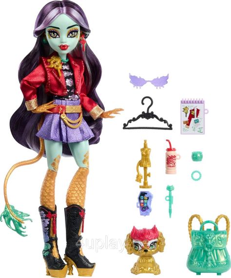Кукла Монстер Хай Джинафайр Лонг Monster High Jinafire Long Doll Dragon G3 Монстро-классика Mattel | Зображення 2