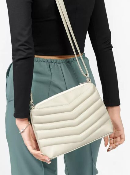 Сумка жіноча Sambag Rose LRN сірий 25 х 20 х 5 см (94180030) | Зображення 4