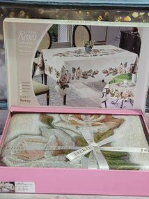 Скатерть Jackline Roses 160х220см Гобелен Хлопок/Полиэстер