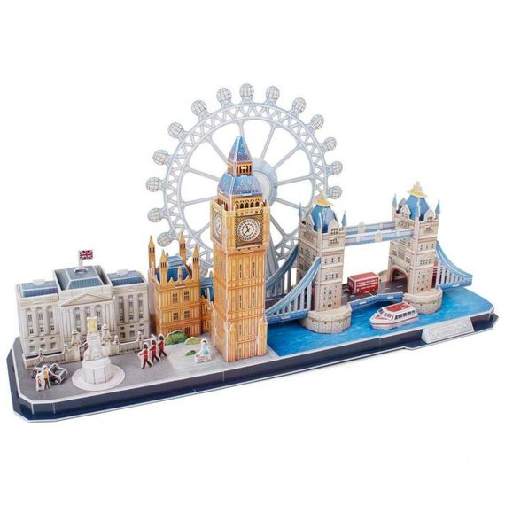 Пазл Cubic Fun Тривимірний пазл CityLine London (MC253h) | Зображення 7