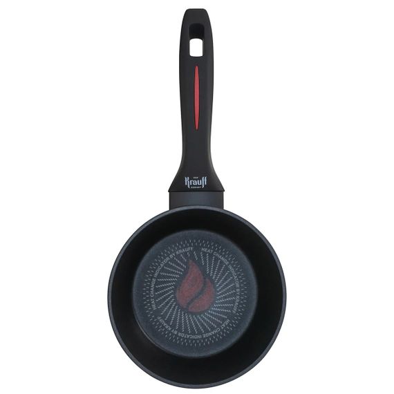 Ковш кухонный Krauff Smart Fry 25-45-158, 1 л, 16 см, алюминиевый с антипригарным покрытием и крышкой | Зображення 4