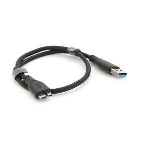 Кабель VEGGIEG V-U318,Usb 3.0 AM to Micro-B Black 0.5m,для жестких дисков