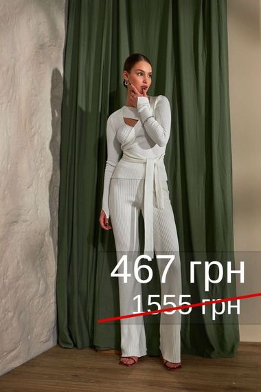 Штани в рубчик 2306 | Зображення 7