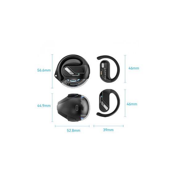 Навушники Vention OpenBeat O12 Black (NBUB0) | Зображення 4