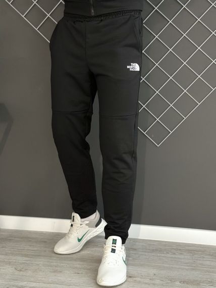 Демісезонний спортивний костюм TNF чорна кофта на змійці + чорні штани (двонитка) RD113/RD118 | Зображення 3