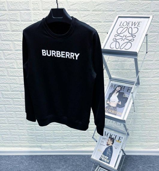 Світшот зима/осінь фліс Burberry  колір чорний