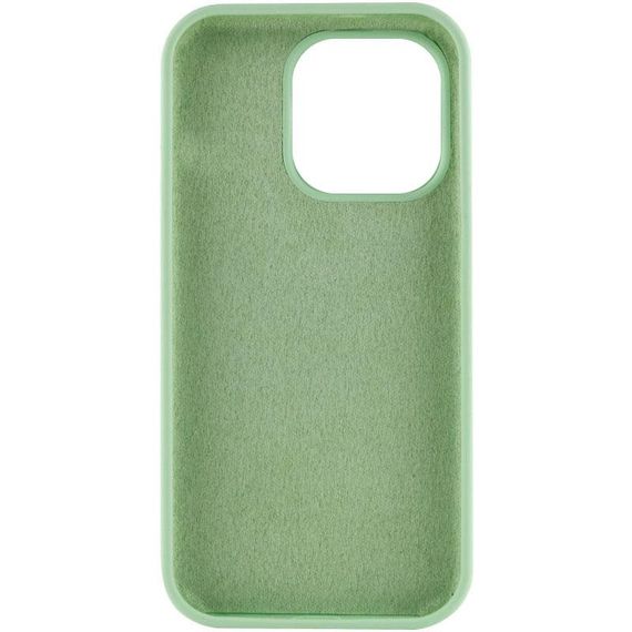 Чохол Silicone Case Full Protective (AA) NO LOGO для Apple iPhone 16 Pro Max (6.9") Зелений / Pistachio | Зображення 2