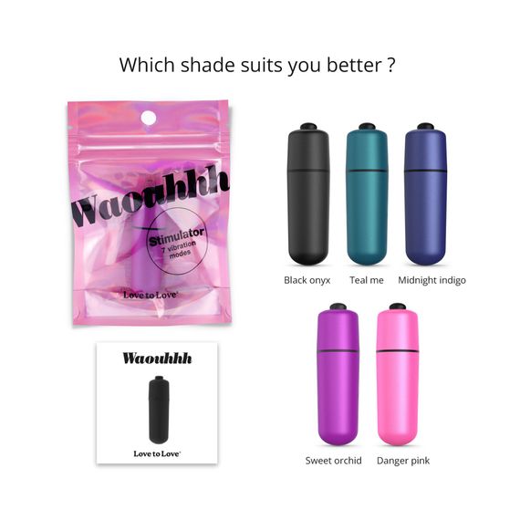 Віброкуля Love To Love WAOUHHH - SWEET ORCHID, 7 режимів, на батарейках | Зображення 2