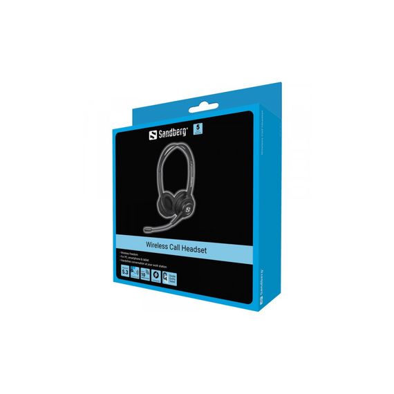 Навушники Sandberg Wireless Call Headset Bluetooth Black (126-43) | Зображення 4