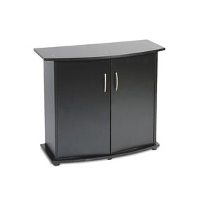 Підставка Природа ПО під акваріум збірна овальна з дверима чорна 80х35х70 см