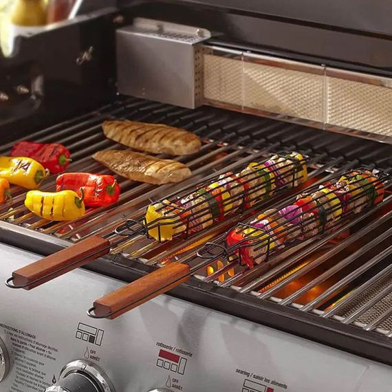 Сітка-гриль для овочів UNIQUE, Грати для грилю, Сітка для барбекю | Зображення 3