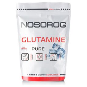 Глютамін для спорту Nosorog Nutrition Glutamine 400 g /80 servings/ Pure