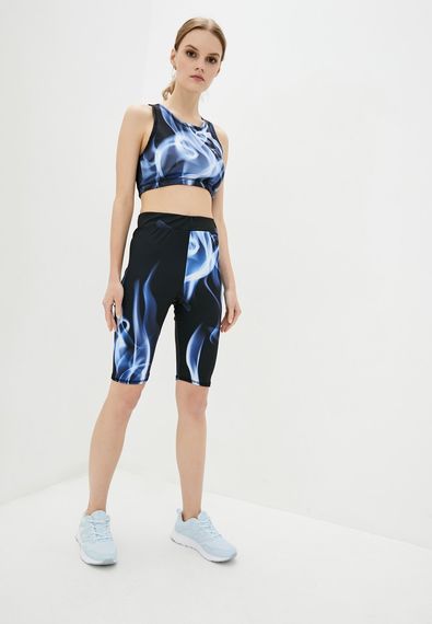 Спортивні шорти велосипедки 4Profi з принтом "Дим" розмір XS дайвінг 17791 | Зображення 2