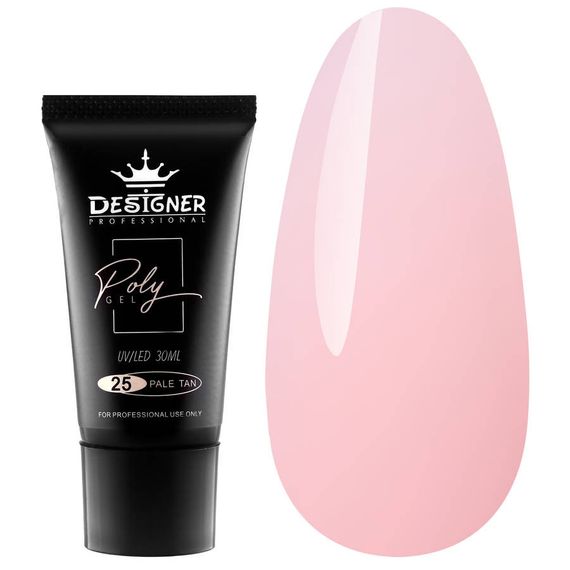 Полігель Designer №25 Pale Tan (у тюбику) 30мл | Зображення 3