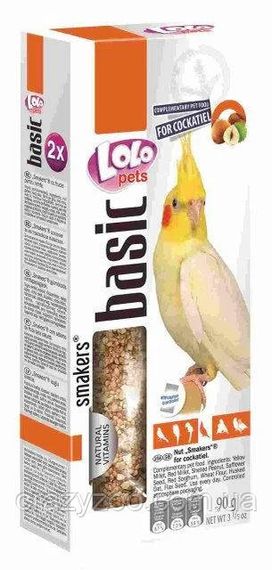 Лакомство для нимф Lolo Pets Smakers с орехами 90 г LO-72207
