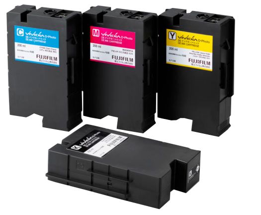 Картридж Fuji DE100 INK Cartridge 200ML Yellow (16562921)