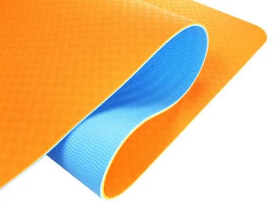 Килимок для йоги та фітнесу U-POWEX TPE Yoga mat Orange/Blue (183х61х0.6) (UP_1000_TPE_Or/Blue) | Зображення 3