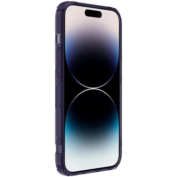TPU чохол Nillkin Nature Pro Series для Apple iPhone 14 Pro (6.1") Силікон, Темно-фіолетовий (прозорий) | Зображення 2