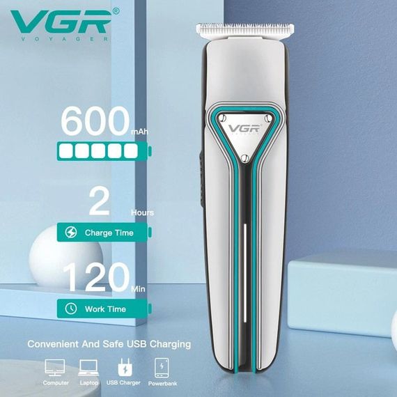 Професійна триммер бездротова для стрижки волосся VGR V-008 Pro, машинка для UL-600 стрижки голови | Зображення 4