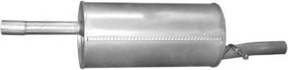 Глушник задн. RENAULT LOGAN, SANDERO (ое 6001547676) (вир-во Polmostrow) POLMO 0207 на DACIA LOGAN (LS_)