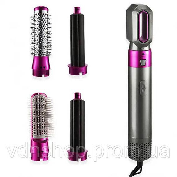 Якісна фен-щітка для укладання волосся 5 в 1, Малошумний фен для укладання волосся ZJ-65 | Зображення 7