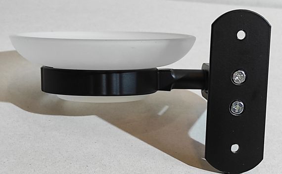 Мильниця настінна New Mezer чорна SM13-0013 | Зображення 2