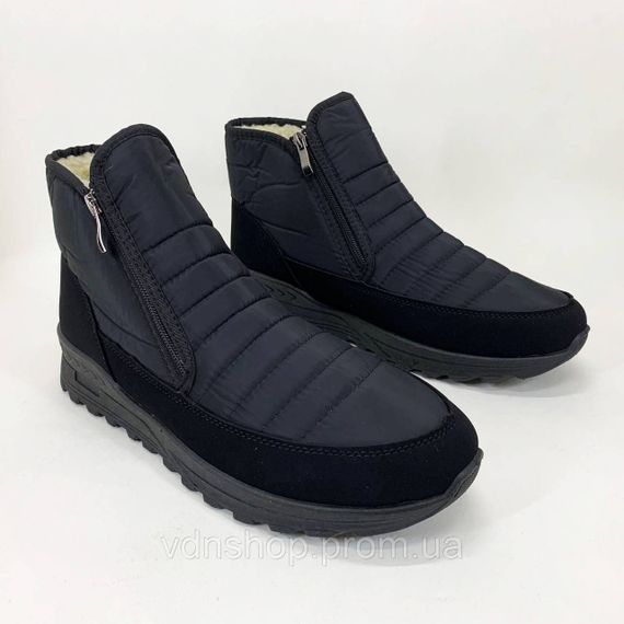 Акуратне зимове чоловіче взуття 45р, Кросівки зимові чоловічі натуральні, Кросівки утеплені для зими IM-42