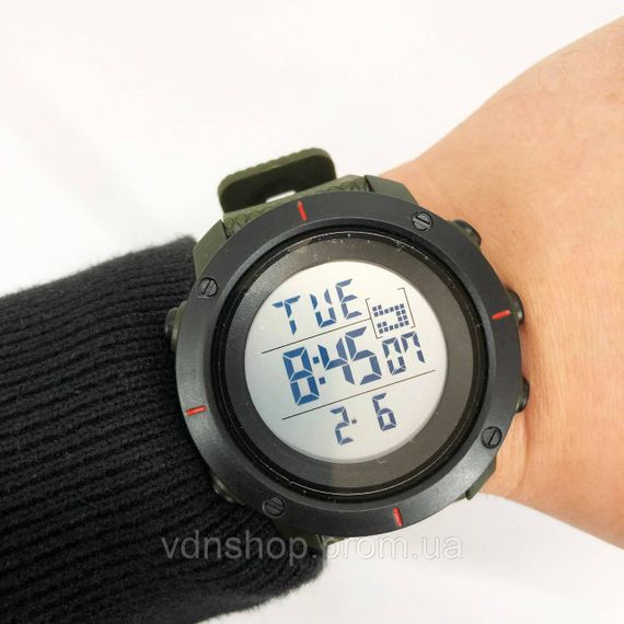 Військові годинники з підсвічуванням SKMEI 1213AG, Фірмові спортивні годинники Спецназ RN-50 | Зображення 3