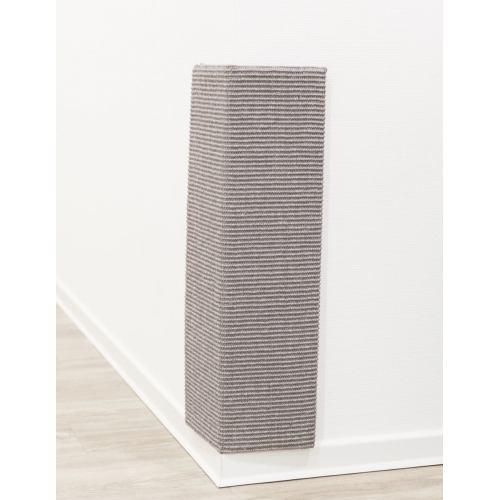 Когтеточка для кошек Trixie XXL настенная/угловая сизаль/плюш серый, 38*75 см | Зображення 1