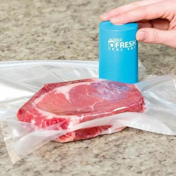 Вакуумный упаковщик для еды Vacuum Sealer Always Fresh Бытовой мини вакууматор | Зображення 2