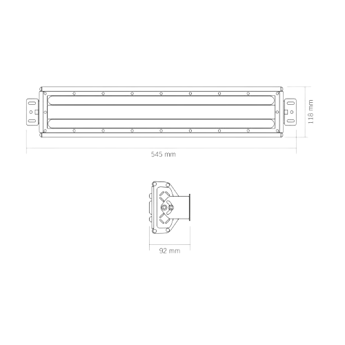 LED Світильник лінійний висотний VL-HB022-1005B Videx | Зображення 8