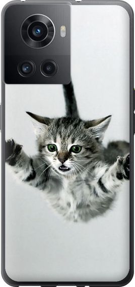 Чехол на OnePlus 10R Летящий котёнок "2322u-2627-17620"