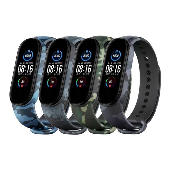 Ремешок для Xiaomi Mi Band 5/6/7 Сamouflage