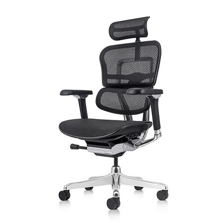 Кресло компьютерное ERGOHUMAN ELITE 2 (EHE2-AB-HAM-5D-L) BLACK | Зображення 4